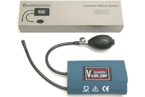 New BAUMANOMETER 1820 Sphygmomanometer Blood Pressure V-Lok Cuff Inflation System, Adult