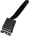 11 Inch BBQ Grill Brush with Scraper - Stainless Steel BBQ Tool - by Utopia Kitchen