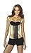Ann Chery 2048 Metallic Gold Women 3 Hook Latex Waist Cincher Vest Training Corset Shapewear Trainer S 32