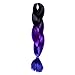 Silike Jumbo Braiding Hair Afro Braiding Hair Extensions 3 Tone Ombre Colour 24