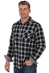 Gioberti Men's 100% Cotton Brushed Flannel Plaid