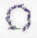 Floral Fall BOHO Headband Flower Crown Festival Wedding Beach Hair Wreath F-01 F-30 (Lavender)