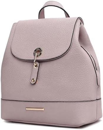 Backpack, Vegan Leather Bookbag Top-Handle Ladies Backpack Travel :) Amazon.com: MKF Collection Backpack for Women, Vegan Leather  main image 3