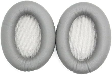 ThreeCat Earpad Cushions Compatible for Bose QuietComfort15 QC2 QC15 QC25 QC35 AE2, AE2i, AE2 Wireless, AE2-W, SoundTrue, SoundLink (Around-Ear Only) Headphones (Style F) (Grey)