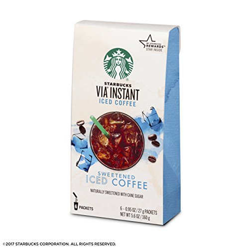 Starbucks VIA Instant Coffee Medium Roast Packets — Sweetened Iced