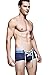 sandbank Men's Sexy Lingerie Cotton Tie Rope Cute Boxer Brief Underwear Panties (US M=Asian Tag XL,Navy#1)