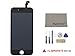 Lcd touch screen digitizer frame assembly full set lcd touch screen replacement iphone 6 4.7inch (Free tool kit included) (Black)