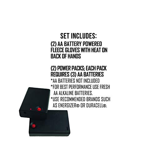 ActionHeat Heated Fleece Gloves - Image 3