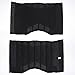 Panegy Adjustable Hooks Waist Trimmer Belt Elastic Lumbar Back Tranier Support Brace Band for Men Size M Black