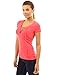 PattyBoutik Women's V Neck Lace Up Short Sleeve Blouse