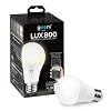 Geeni LUX 800 Smart Wi-Fi LED Dimmable White Light Bulb (2700K) – A19, 60-Watt Equivalent – No Hub Required – Works with…