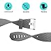 POY Replacement Bands Compatible for Fitbit Charge 2, Special Edition Adjustable Sport Wristbands, Small Gray
