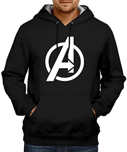 Men's Sweatshirts - 6 Avengers Logo Red Blue Black Hoodies for Mens
