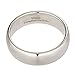 7mm White Tungsten Carbide Polished Classic Wedding Ring Band