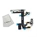 E-repair Power Volume Buttons Silent Switch Flex Cable with Brackets Preinstalled for Iphone 5s