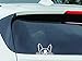 Dog 'Boston Terrier Peeking' Car Vinyl Sticker Decal Bumper Sticker for Auto, Cars, Trucks, Walls, Windows, and More. (WHITE)