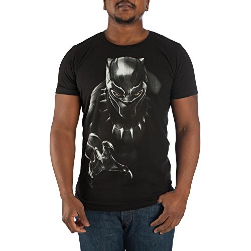 Marvel black panther mens black t-shirt (x-large)