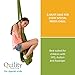 Quility Indoor Therapy Swing for Kids with Special Needs | Lycra Snuggle Swing | Cuddle Hammock for Children with Autism, ADHD, Aspergers | Ideal for Sensory Integration (Up to 77lbs, Green)