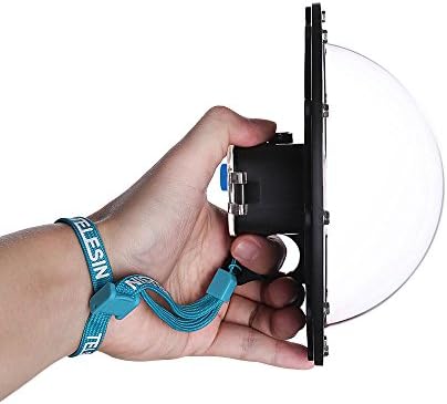 Vicdozia Telesin 6'' Dome Port, Diving Lens Cover with Waterproof Housing Case Protective Bag for GoPro Hero 5 Session / Hero 4 Session / Hero Session, Underwater Photography