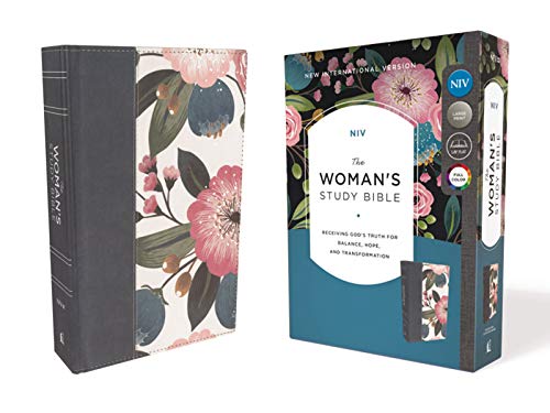 Best! NIV, The Woman's Study Bible, Cloth over Board, Blue Floral, Full-Color, Red Letter: Receiving God's TXT