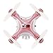 Wifi RC Drone Mini Quadcopter, Dayan Anser CX-10WD Drone with Camera Live Video Mini RC Helicopter 2.4G 4CH 6 Axis Height Hold Easy Fly Steady for Learning (Rose)
