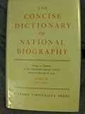 The Concise Dictionary of National Biography, 1901-1970 Pt. 2, , 0198653034