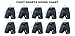 Anthem Athletics Resilience MMA Shorts Men - Jiu Jitsu BJJ Shorts Men for Wresting Kickboxing No GI Grappling UFC Fight - Black Hex with Red - 32