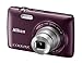 Nikon COOLPIX S4300 16 MP Digital Camera with 6x Zoom NIKKOR Glass Lens and 3-inch Touchscreen LCD (Plum)