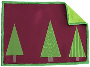 Toddy Gear Screen Cleaning Cloth for Smartphones, Tablets and Glass Surfaces, 5x7 Inches, Quilted Tree (QUS-C9023-H0115)