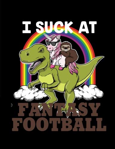 I Suck At Fantasy Football: Fantasy Football Green Pink Brown 2019 Calendar Weekly Planner To Do List Organizer Book 8.5