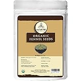 Naturevibe Botanicals Organic Fennel Seeds 1lb, Foeniculum Vulgare | Gluten Free & Non-GMO | Adds Flavor | Add to Healthy sna