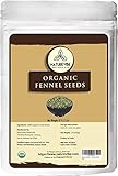 Naturevibe Botanicals Organic Fennel Seeds 1lb, Foeniculum Vulgare | Gluten Free & Non-GMO | Adds Flavor | Add to Healthy snacks