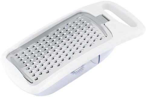 Judge Nutmeg/Mini Grater with Detachable Collection Tray, Dishwasher Safe 15.5cm x 7cm, White