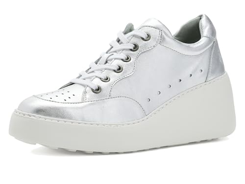 Fly London DERK742FLY, Sneaker Women's Fashion Shoes, Silver, 41