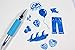 Sargent Art Blue 25 Glitter Gel Pens, 25 Pack