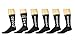 Birsppy Mens Black Wedding Day Socks- Groom, The Best Man and Groomsman Set