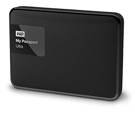 Western Digital My Passport Ultra 3 TB Externe Festplatte (bis zu 5 Gb/s, USB 3.0) mattschwarz