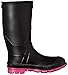 Kamik STOMP/YOUTH/PUR/6149 Rain Boot Black/Magenta, 11 M US Little Kid