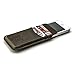 Dockem iPhone SE Wallet Sleeve Vintage Synthetic Leather Card Case: Ultra Slim Professional Executive Pouch Cover with 2 Card Holder Slots: fits iPhone SE, iPhone 5, iPhone 5S (Brown)