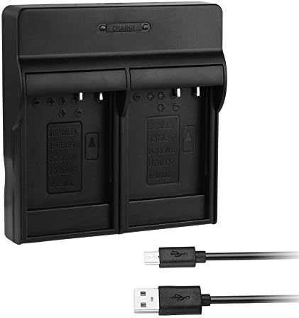 CCYC DMW-BLG10, DMW-BLE9 Dual USB Charger for Panasonic DMW-BLG10PP, DMW-BLE9E Battery, Lumix DMC-GF3, DMC-GF5, DMC-GF6, DMC-GX7, DMC-GX85, DMC-LX100, DMC-ZS60, DMC-ZS100 Digital Cameras