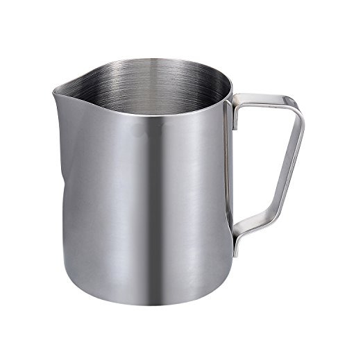 350ML(12OZ) Heavy-duty Stainless Steel Coffee Frothing Pitcher/Milk Jug by Ksendalo