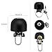 Retro Bike Bell for Adults Womens Kids, 1Pcs Vintage Road Bycicle Handlebar Stainless Steel Spurcycle Bells Brass Mountain Bikes Horn for Cycling Riding, Bike Bells, Black