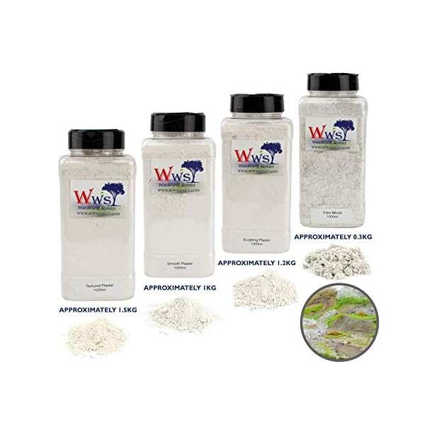 War World Scenics Modellbau Gießmasse Gips 1000ml Kanister - Modellier-System Modellbahn Modell Diorama Landschaftsbau… – Bild 3