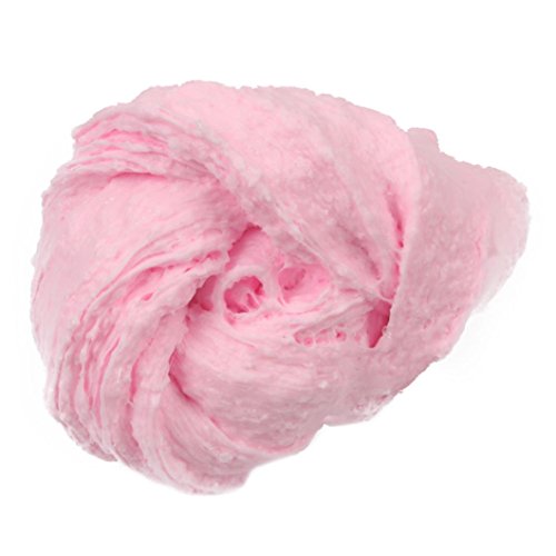Yeefant Colorful Mixing Cloud Cotton Candy Slime Reduced Pressure Mud Stress Relief Clay Super DIY Safety Non Sticky Recycling Plasticine Fluffy Floam Educational Toys Special For Adult Kids,Pink