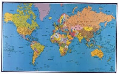 Carte Souple Murale Planisphere Fournitures De Bureau Amazon Fr Fournitures De Bureau