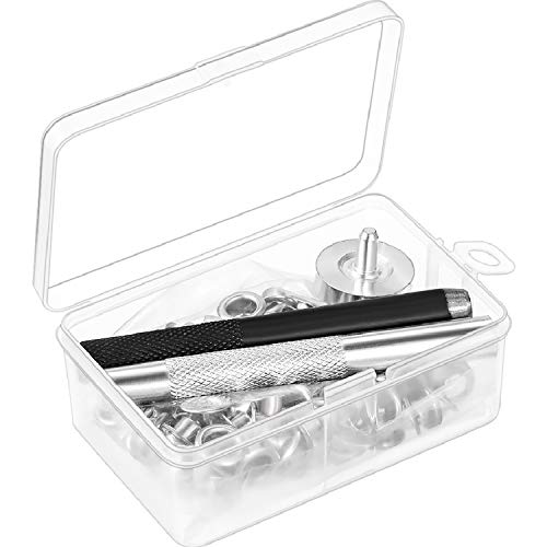 Pangda Grommet Eyelets Tool Kit, Grommet Setting Tool and 100 Sets