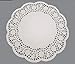 Paper DOILIES LACE 10.5 Inches Bulk 100 Pieces White Rose Design Paper Placement Table Doilies Paper Lace Disposable Perfect for Wedding, Birthday, Tea Party, Dining Tableware Decoration (100 Pieces)