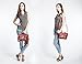 ECOSUSI Women PU Leather Satchel Purse Vintage Small College Crossbody Messenger Bag Work Cross-body Bag