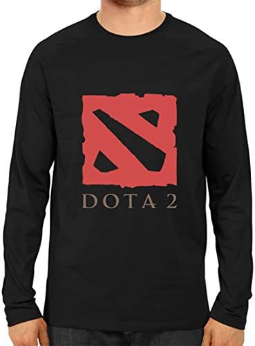 Jikraa Dota Logo Full Sleeve T-Shirt Black