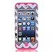 Urberry Ipod Touch 6 Case, [ 3 in 1 Shield Series ] Hybrid Case Cover, Cut OWL Silicon Case for Ipod Touch 6th with a Free Stylus